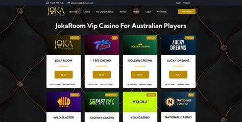 jokaroom casino australia lega
