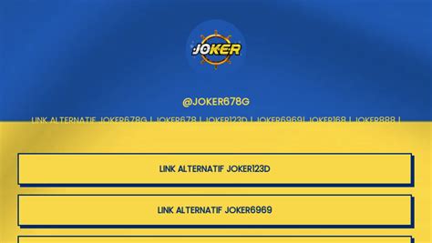 JOKER678G - JOKER678G ID - 0115 Create an ID