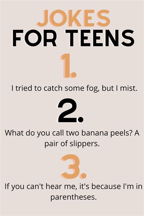 Jokes For Teens