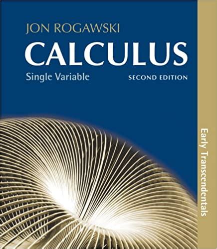 Read Jon Rogawski Calculus Second Edition Solutions Even 