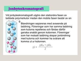 jonbyteskromatografi exempel