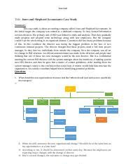 jones shephard case study solution