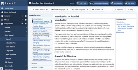 Read Joomla Developer Manual 
