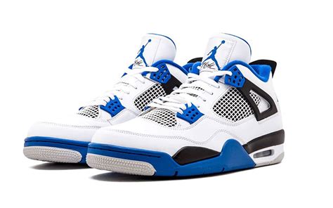 jordan 4 blauw wit