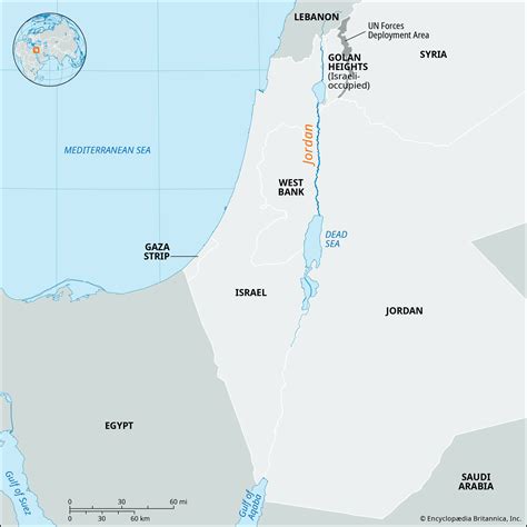 Jordan River Location On Map