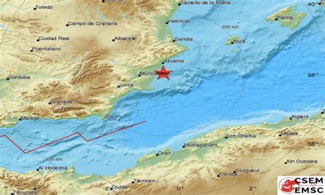 jordskalv idag spanien