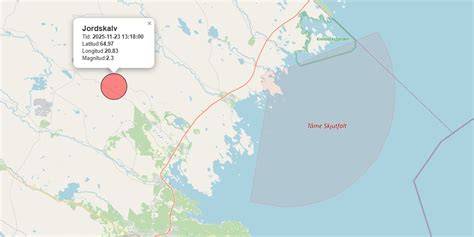 jordskalv robertsfors