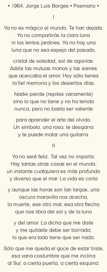 Jorge Luis Borges Poemas