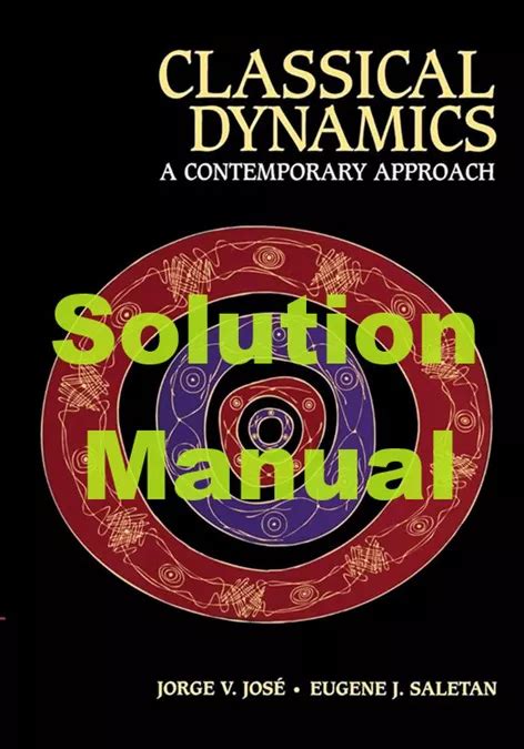 Jose Saletan Classical Dynamics Solutions