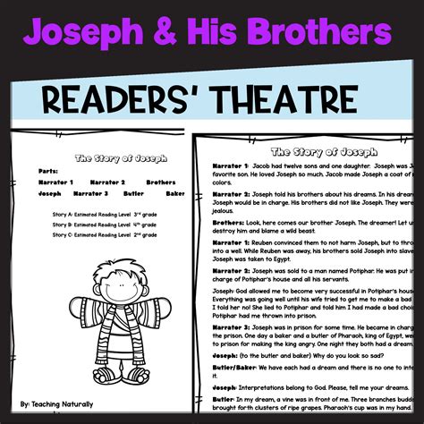 Joseph Play Script For Schools
