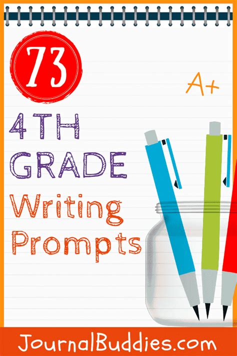 Journal Buddies 4th Grade Writing Prompts Collection Writing For Fourth Grade - Writing For Fourth Grade