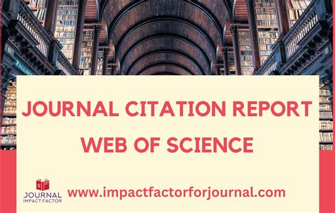 journal citation reports on the web