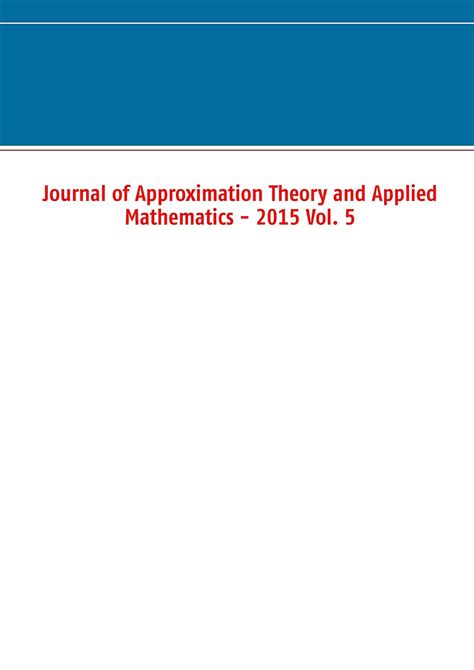 Journal Of Approximation Theory And Applications