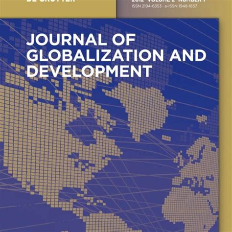 Journal Of Globalization And Development