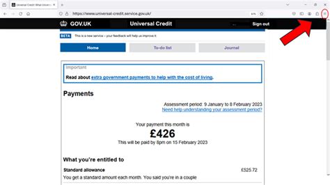 Journal Universal Credit