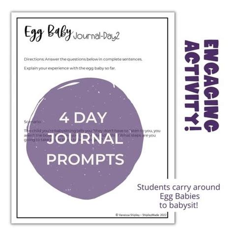 Download Journal Entries For The Egg Baby Project 