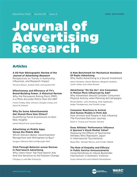 Download Journal Of Advertising Research Submission Guidelines 
