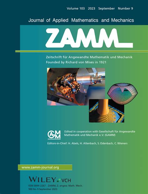 Read Journal Of Applied Mathematics And Mechanics 