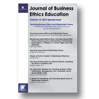 Download Journal Of Business Ethics Education Impact Factor 