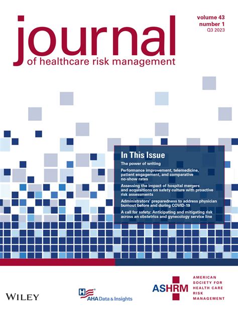 Download Journal Of Healthcare Risk Management 