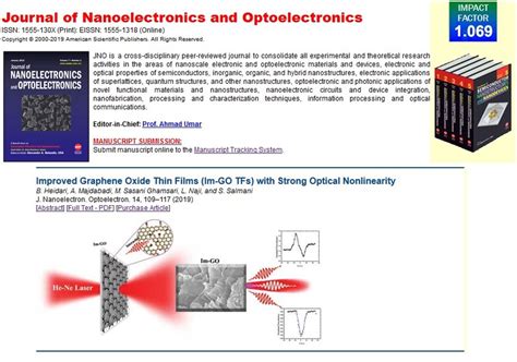 Download Journal Of Nanoelectronics And Optoelectronics 