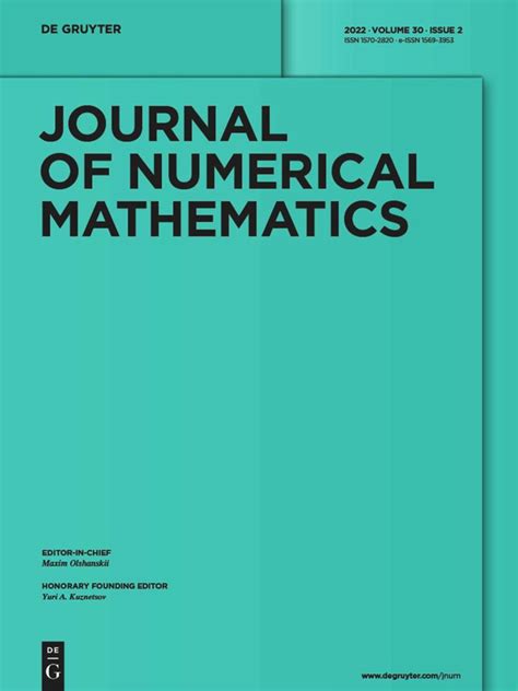 Full Download Journal Of Numerical Mathematics 