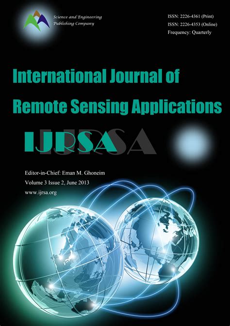 Read Journal Of Remote Sensing Application 