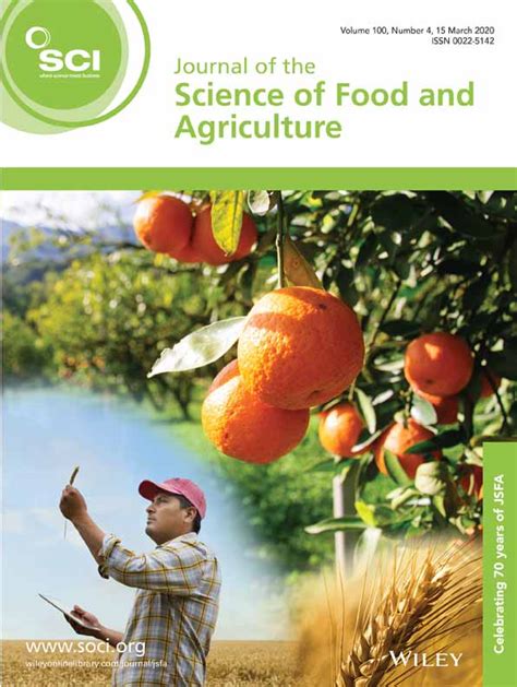 Download Journal Of The Science Food And Agriculture 