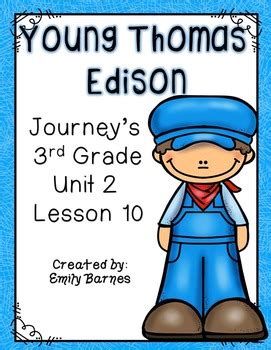 Journey Book 3rd Grade   Young Thomas Edison Journeys Ar Read Aloud Third - Journey Book 3rd Grade