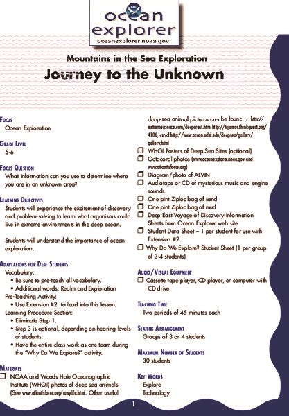 Journey To The Unknown Lesson Plan For 5th Journey Book 5th Grade - Journey Book 5th Grade