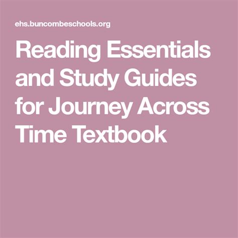 Download Journey Across Time Study Guide 