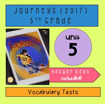 Journeys 2017 Journeys 5th Grade Vocabulary - Journeys 5th Grade Vocabulary