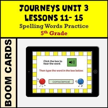 Journeys 5th Grade Lesson 15 Spelling With Definitions Journeys 5th Grade Spelling - Journeys 5th Grade Spelling