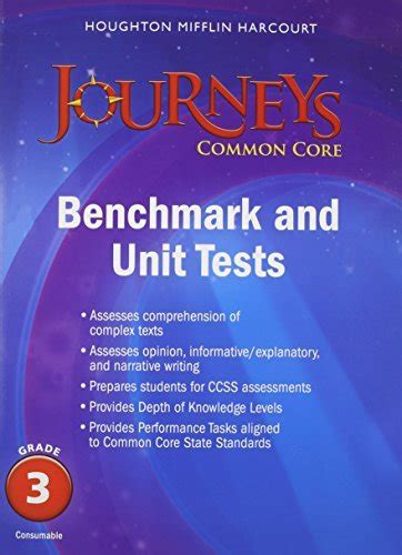 Journeys Common Core Benchmark And Unit Tests Teachers Edition Grade 3