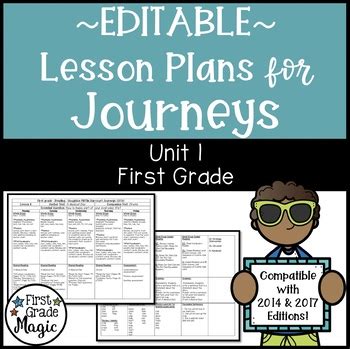 Journeys Lesson Plans For First Grade