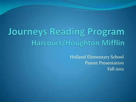 Journeys Reading Program Houghton Mifflin Harcourt Journey Book 3rd Grade - Journey Book 3rd Grade