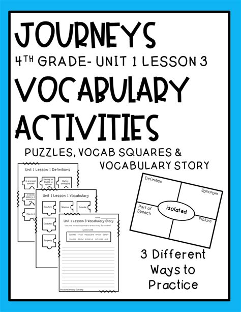 Journeys Vocabulary Words 4th Grade   Results For Journeys 4th Grade Vocabulary Tpt - Journeys Vocabulary Words 4th Grade