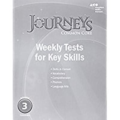 Download Journeys Weekly Test Grade 3 