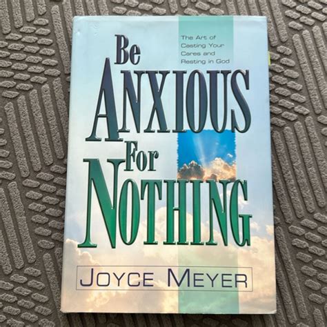 joyce meyer be anxious for nothing