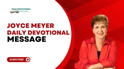 Joyce Meyer Daily Devotional