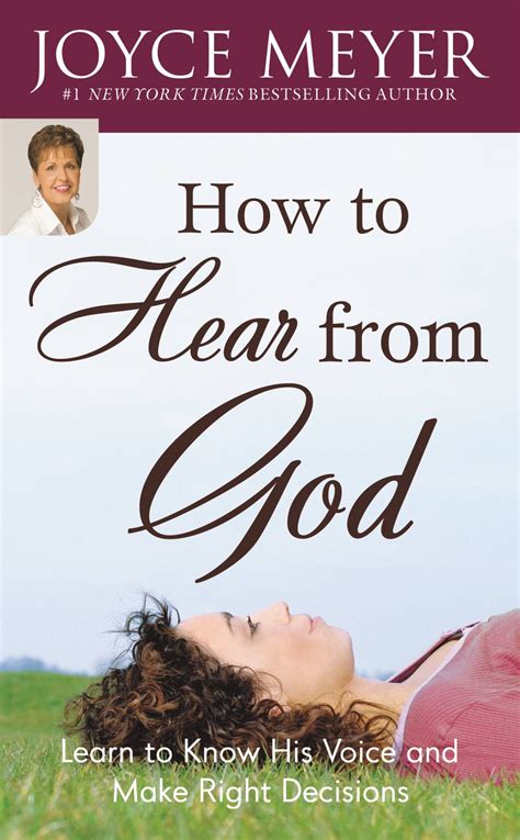 joyce meyer how to hear from god