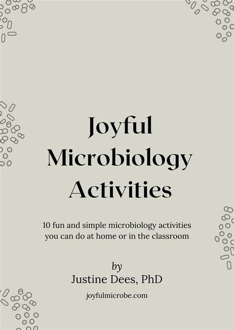 Joyful Microbiology Activities Ebook Joyful Microbe Microorganisms Lesson Plans 5th Grade - Microorganisms Lesson Plans 5th Grade