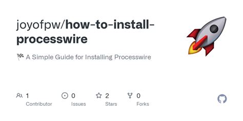 joyofpw/how-to-install-processwire - Github