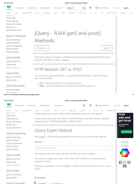 jquery ajax get ejemplo con parametros