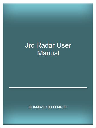 Read Jrc Radar 610 Service Manual File Type Pdf 