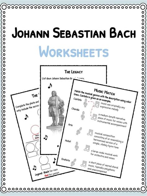 Read Online Js Bach Fact Sheet Resources For Music Education 