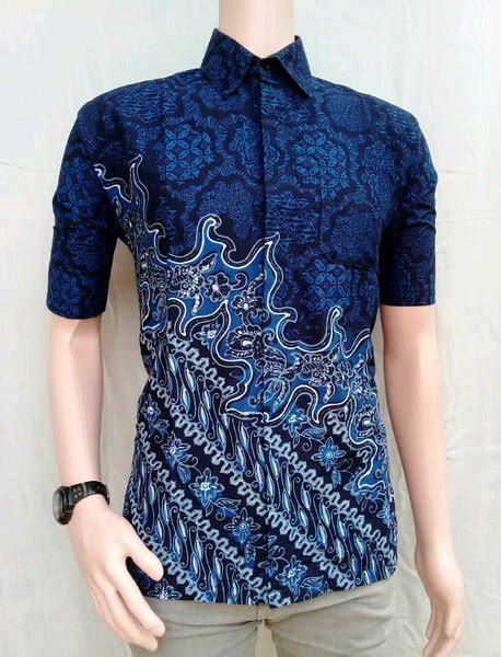 Jual Baju Batik Pria Lengan Pendek Katun Halus Baju Sinoman - Baju Sinoman