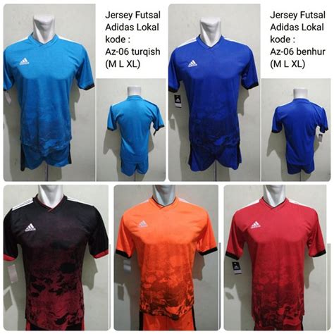 Jual Baju Futsal Keren Adidas Az 06 Jersey Baju Futsal Keren - Baju Futsal Keren