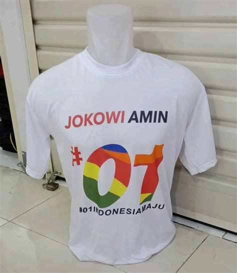 Jual Baju Kaos Jokowi Dan Maruf Amin Kualitas Kaos Amin - Kaos Amin