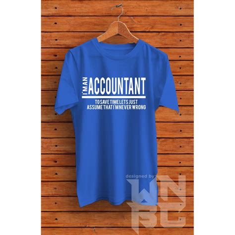 Jual Baju Kaos T Shirt Akuntan Akuntansi I Baju Jurusan Akuntansi - Baju Jurusan Akuntansi